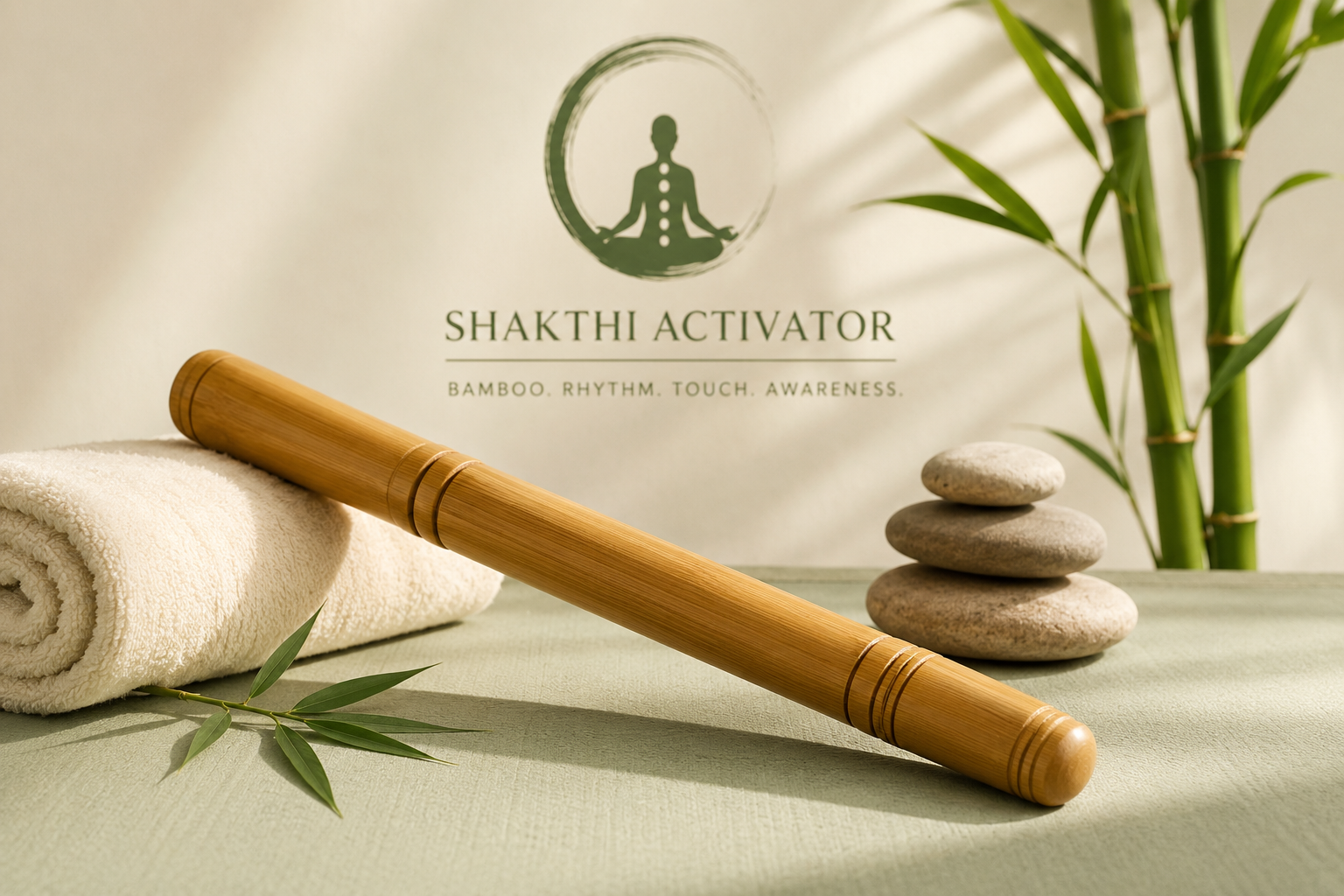 Shakthi Activator bamboo wellness tool